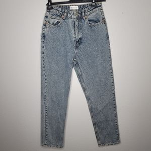 High Waisted ZARA Mom Jeans, size 6